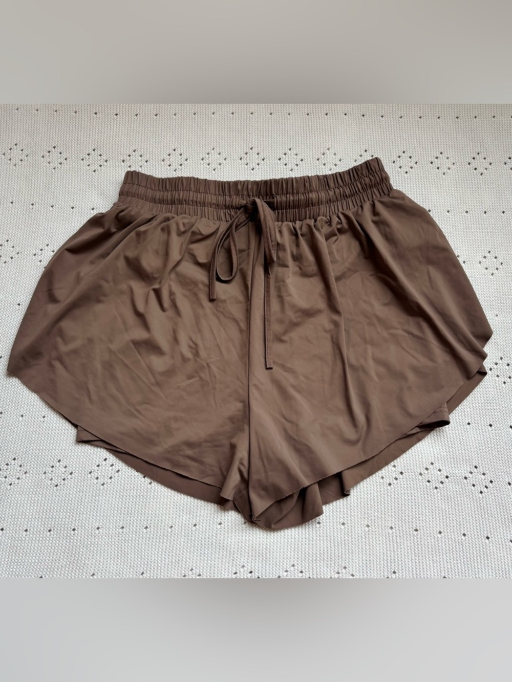 AS Revival Brown Drawstring Shorts
